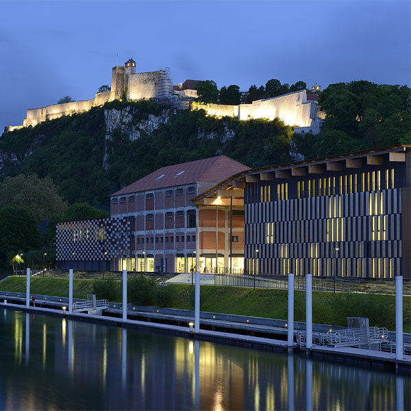 Besançon, la citadelle et le FRAC Franche Comté, Cité des Arts © Nicolas Waltefaugle / nwphoto.fr Besançon, la citadelle et le FRAC Franche Comté, Cité des Arts © Nicolas Waltefaugle / nwphoto.fr