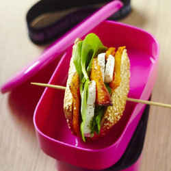 Recette pour lunch box de Yannick Alléno : Baguette "pep's" Recette pour lunch box de Yannick Alléno : Baguette "pep's"