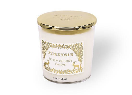 Bougie parfumée Marron chaud MIZENSIR. Bougie parfumée Marron chaud MIZENSIR.