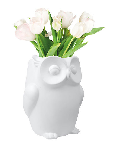 Idée cadeau de Noël FAUNE n° 13 - Vase hibou INVOTIS