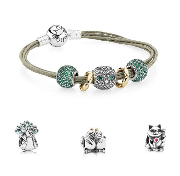 Idée cadeau de Noël FAUNE n° 16 - Bracelet avec charms PANDORA