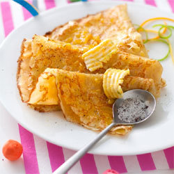 Crêpes au beurre d’agrumes et sucre vanillé Crêpes au beurre d’agrumes et sucre vanillé