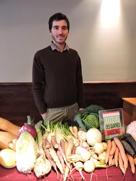 Jean Robert Martel au Marché des Trésoms (D.R.). Jean Robert Martel au Marché des Trésoms (D.R.).