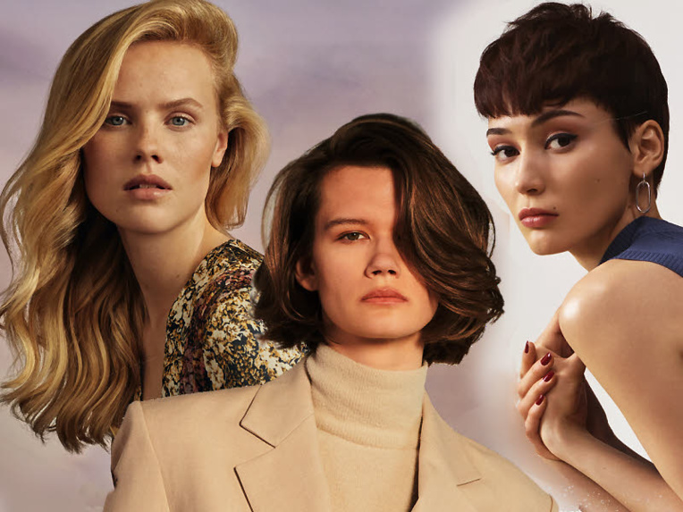 Choisissez entre 3 longueurs de cheveux - Coupes Saint Algue - Franck Provost - Camille Albane - Automne-hiver 2021-2022. Choisissez entre 3 longueurs de cheveux - Coupes Saint Algue - Franck Provost - Camille Albane - Automne-hiver 2021-2022.