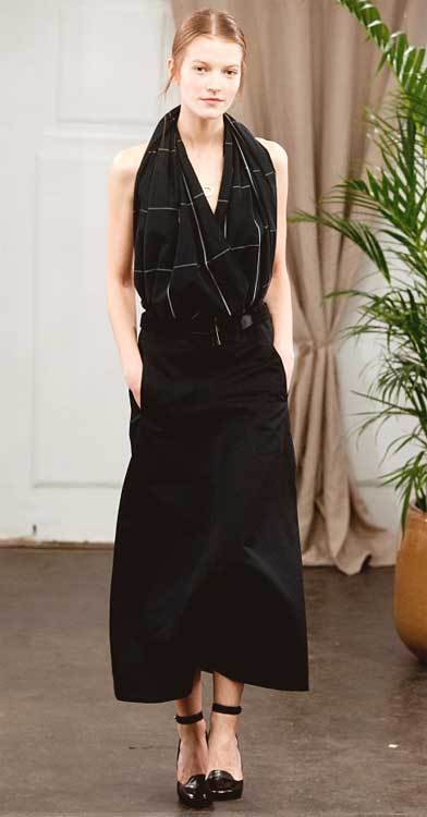 Le top étole : collection printemps-été 2014 Christophe Lemaire Le top étole : collection printemps-été 2014 Christophe Lemaire