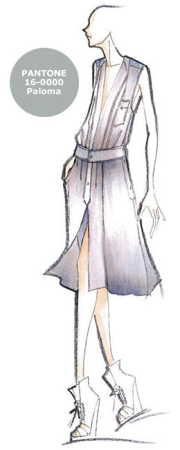 La couleur "Colombe (Paloma)" par BCBGMAXAZRIA La couleur "Colombe (Paloma)" par BCBGMAXAZRIA