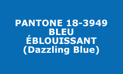 Couleur Bleu éblouissant (Dazzling Blue) - Pantone®