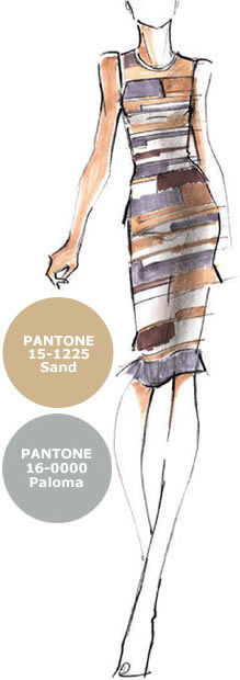 La couleur "Sable (Sand)" par Hervé Léger by Max Azria La couleur "Sable (Sand)" par Hervé Léger by Max Azria