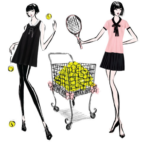 Collection capsule Roland Garros par Chantal Thomass Collection capsule Roland Garros par Chantal Thomass