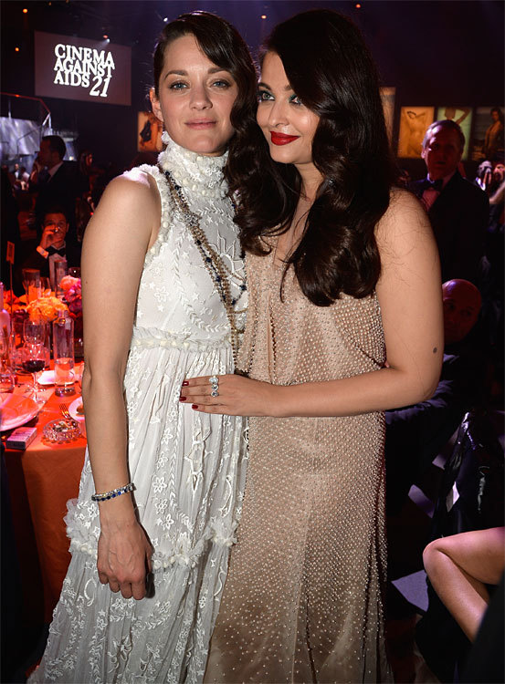 Marion COTILLARD et Aishwarya RAI au Festival de Cannes 2014