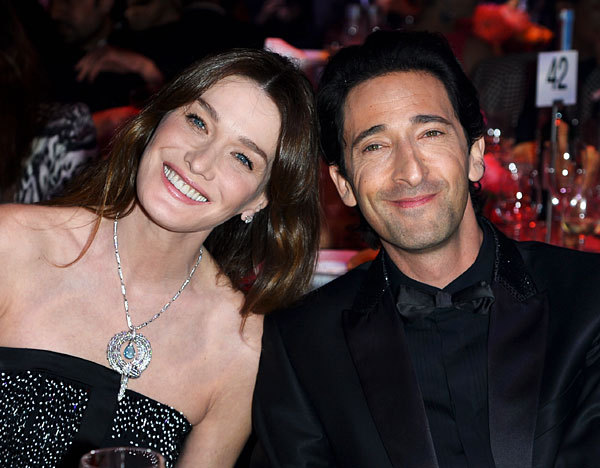 Adrien BRODY et Carla BRUNI au Festival de Cannes 2014