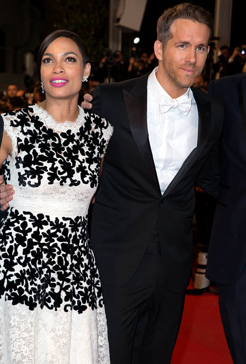 Ryan REYNOLDS et Rosario DAWSON au Festival de Cannes 2014