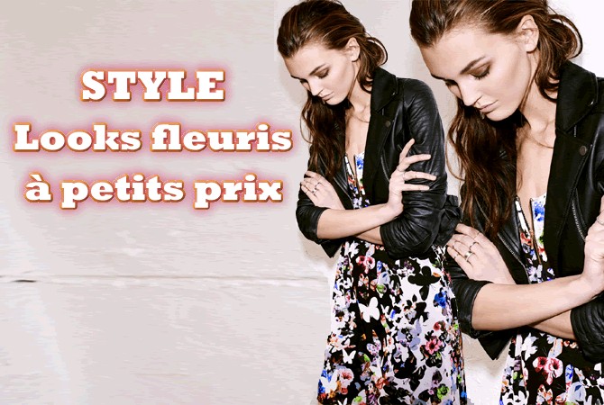 shopping style : mode d'été fleurie à tout petits prix