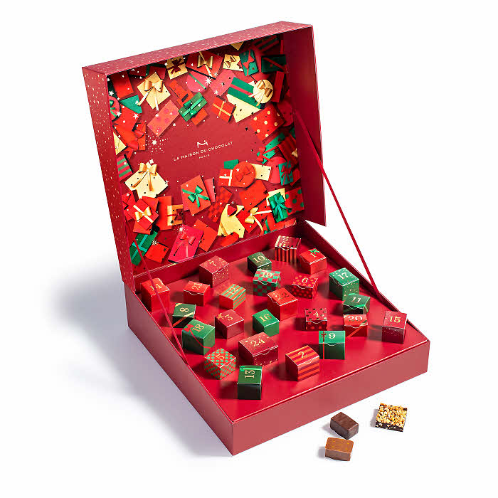 Calendrier de l'Avent La MAISON du CHOCOLAT. Calendrier de l'Avent La MAISON du CHOCOLAT.