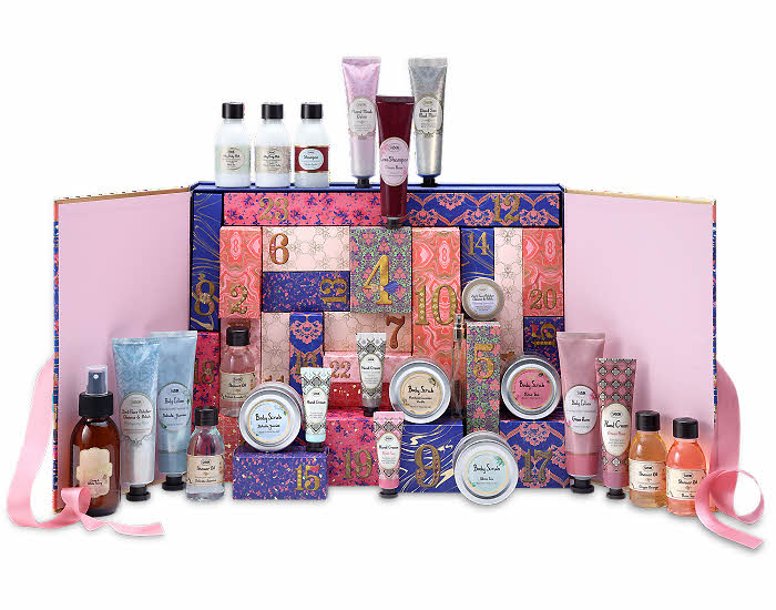 Calendrier de l'Avent SABON. Calendrier de l'Avent SABON.