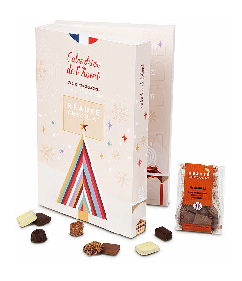Calendrier de l'Avent RÉAUTÉ Chocolat. Calendrier de l'Avent RÉAUTÉ Chocolat.