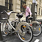 Velib', le vélo en libre service à Paris