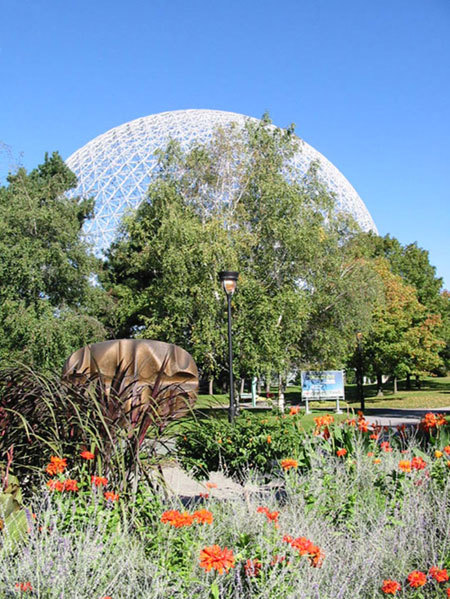 La Biosphère de Montréal sur l'île Saint-Hélène (D.R.) La Biosphère de Montréal sur l'île Saint-Hélène (D.R.)
