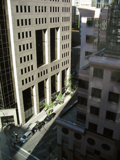 Montréal de l’hôtel Saint-Martin, rue Sainte-Catherine (D.R.)