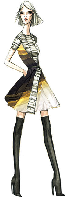 Bibhu Mohapatra et la couleur Pantone MISTED YELLOW Bibhu Mohapatra et la couleur Pantone MISTED YELLOW