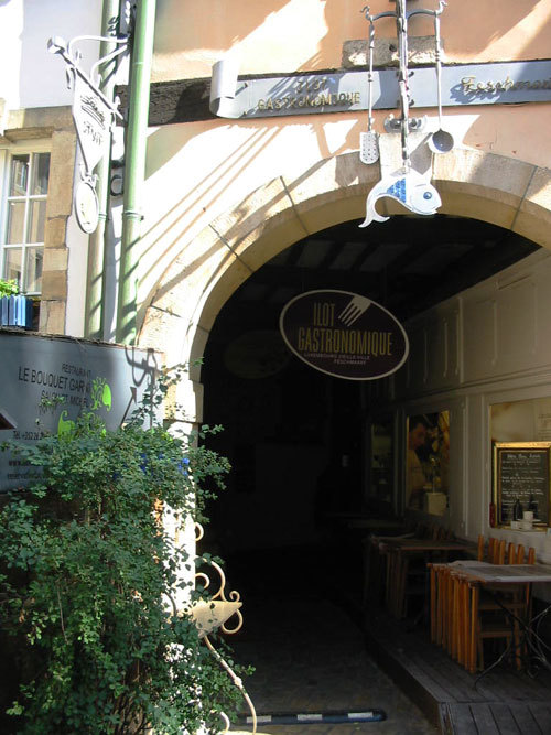 L'entrée de l'îlôt gastronomique à Luxembourg (D.R.) L'entrée de l'îlôt gastronomique à Luxembourg (D.R.)