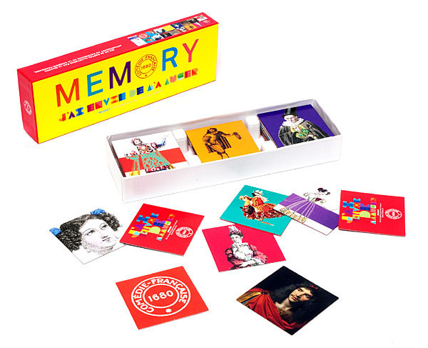 Jeu Memory de la Comédie Française Jeu Memory de la Comédie Française