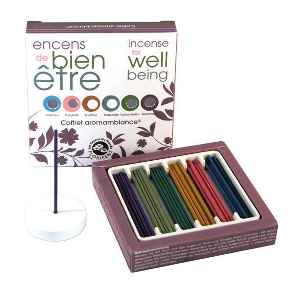Idée cadeau de Noël Les COULEURS n° 7 - Coffret d'encens Aromambiance FLORISENS Idée cadeau de Noël Les COULEURS n° 7 - Coffret d'encens Aromambiance FLORISENS