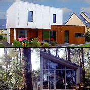 architectes : Mickaël Tanguy (en haut) et l'Atelier Provisoire (en bas)