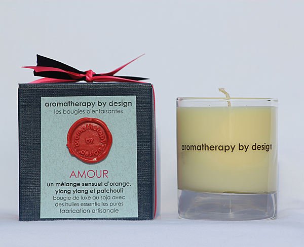 Bougie 'Amour' Aromatherapy by design 2015