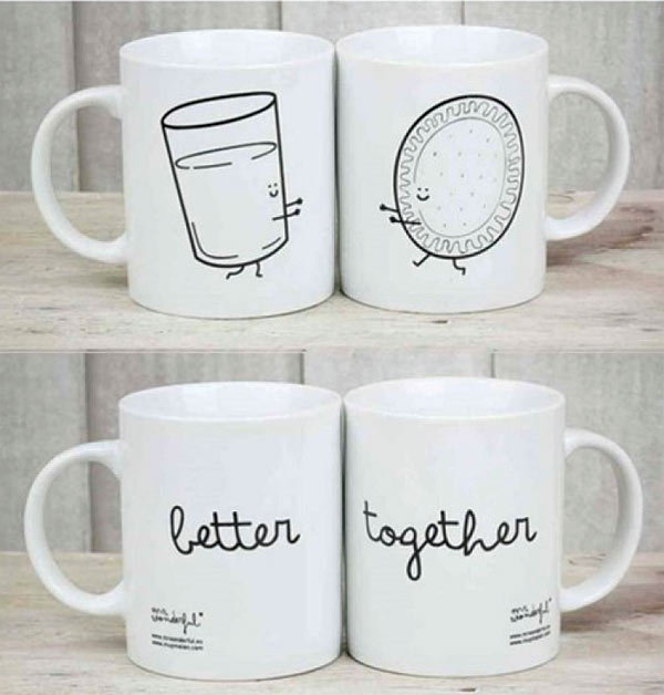 Duo de mugs 'Better Together' Mr Wonderful Duo de mugs 'Better Together' Mr Wonderful