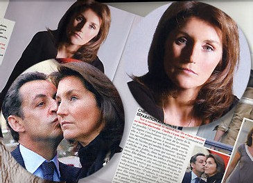 Cécilia et Nicolas Sarkosy (Elle du 22 octobre 2007).