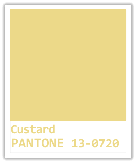 Couleur CRÈME (Custard) - Pantone 13-0720