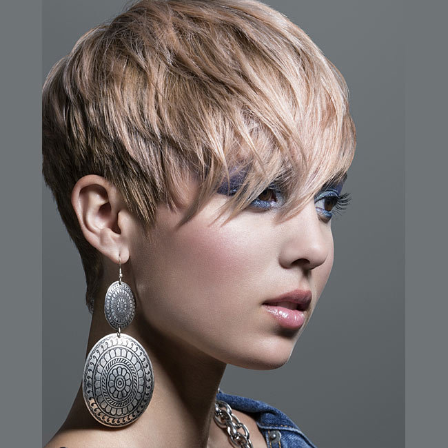 Coiffure cheveux courts - INTERCOIFFURE - tendances printemps-été 2015