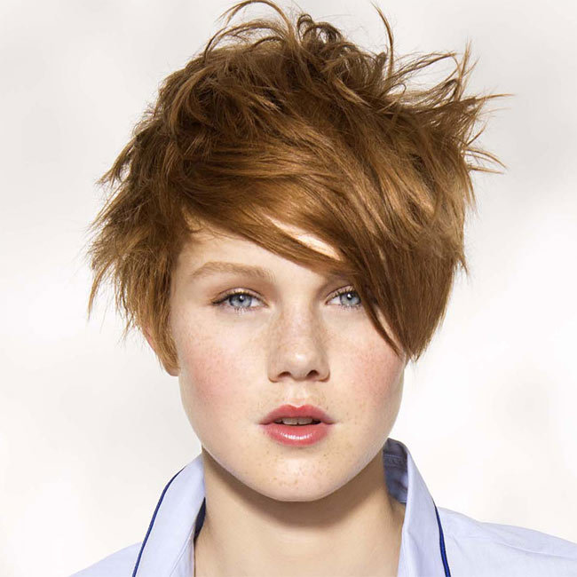 Coiffure cheveux courts - SAINT ALGUE - tendances printemps-été 2015