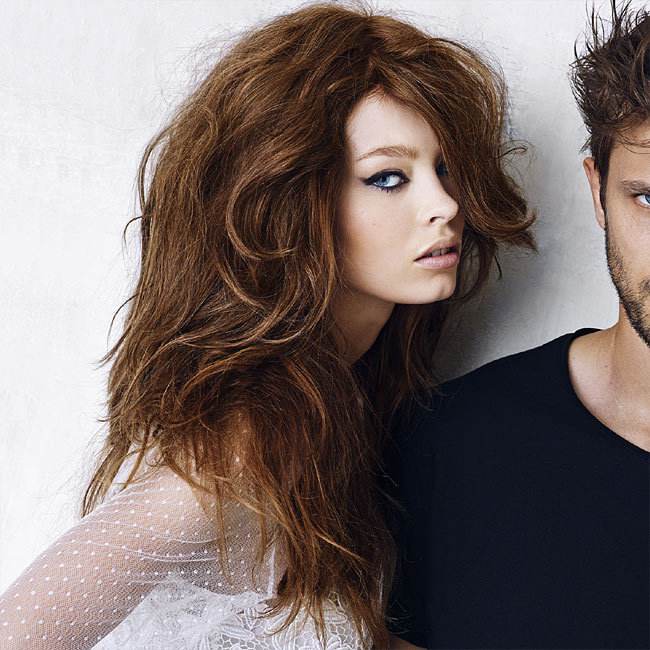 Coiffure cheveux longs - SERGIO BOSSI - tendances printemps-été 2015