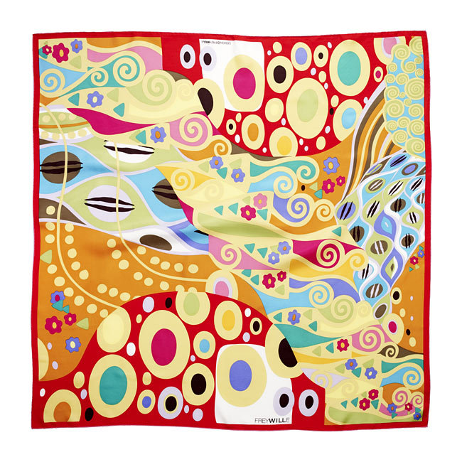 Shopping seventies revival : foulard en soie Freywille