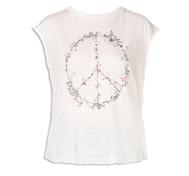 Shopping seventies revival : top en lin Mon Showroom Shopping seventies revival : top en lin Mon Showroom