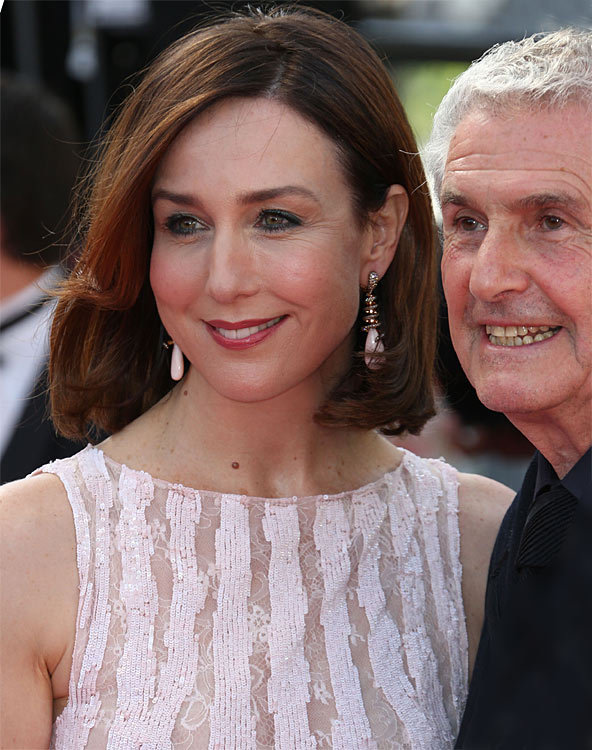 Elsa ZYLBERSTEIN et Claude LELOUCHE au Festival de Cannes 2015 Elsa ZYLBERSTEIN et Claude LELOUCHE au Festival de Cannes 2015