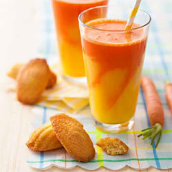 Madeleines sans gluten et smoothie d’été Madeleines sans gluten et smoothie d’été