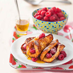 Pains perdus miel/framboise Pains perdus miel/framboise