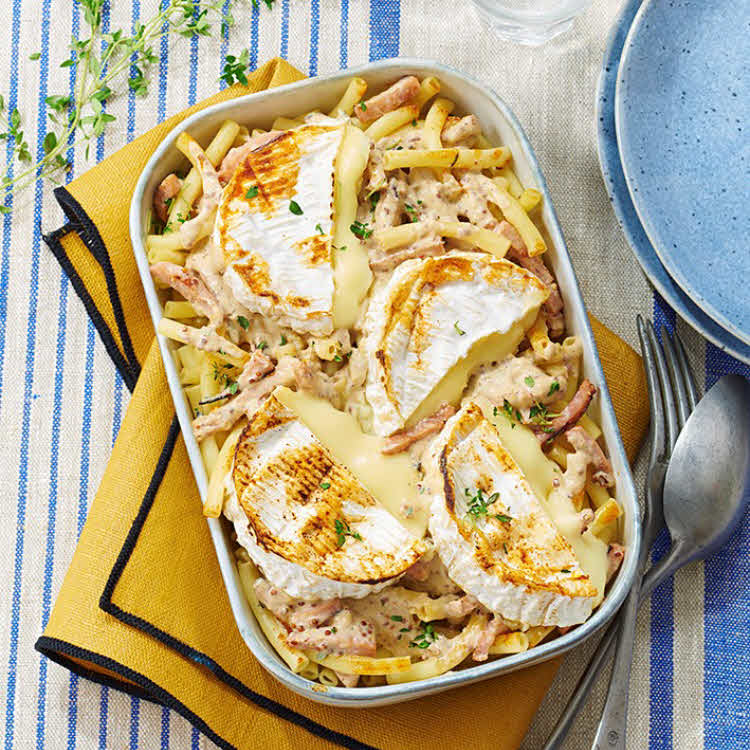 Recette facile de gratin normand de macaroni au camembert Recette facile de gratin normand de macaroni au camembert