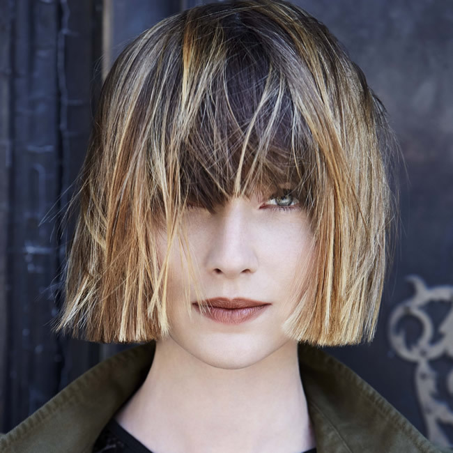 Coiffure cheveux mi-longs - Jean-Louis DAVID - tendances automne-hiver 2015-2016
