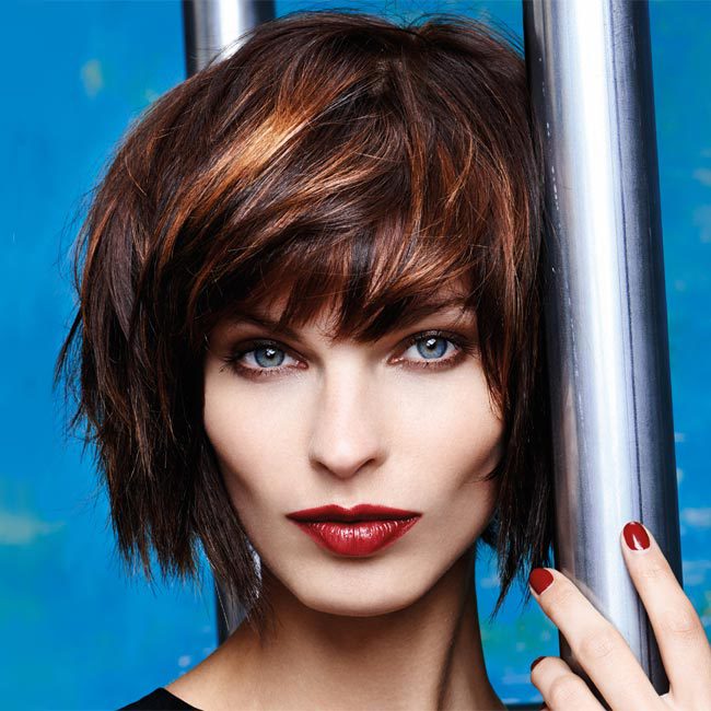 Coiffure cheveux mi-longs - FABIO SALSA - Tendances automne-hiver 2015-2016