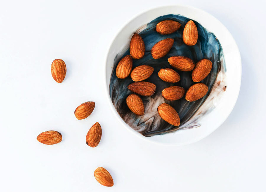Des amandes comme collation. Des amandes comme collation.