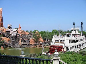 Parc Disneyland, le bateau à roue