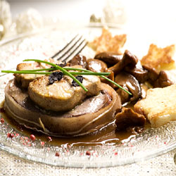 Bœuf rossini au foie gras de canard façon Compagnons du Goût Bœuf rossini au foie gras de canard façon Compagnons du Goût