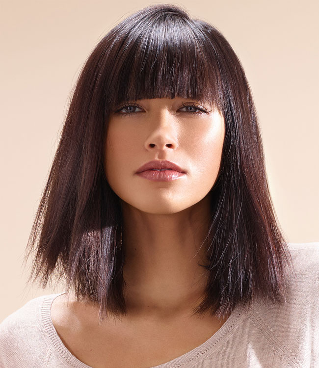 Cheveux foncés, fins et longs - Coupe et coiffure INTERMEDE - Printemps-été 2016. Cheveux foncés, fins et longs - Coupe et coiffure INTERMEDE - Printemps-été 2016.