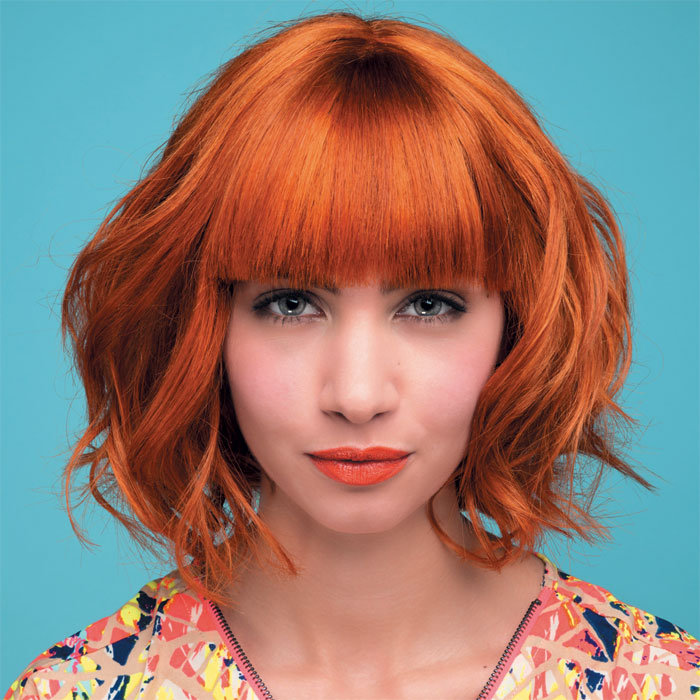 Coiffure cheveux mi-longs - TCHIP - tendances Printemps-été 2016