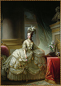 Marie-Antoinette en grand costume de cour (1778) par Elisabeth Vigée-Le Brun © 2007 Kunsthistorisches Museum mit MVK und ÖTM Wissenschaftliche Anstalt öffentlichen Rechts Marie-Antoinette en grand costume de cour (1778) par Elisabeth Vigée-Le Brun © 2007 Kunsthistorisches Museum mit MVK und ÖTM Wissenschaftliche Anstalt öffentlichen Rechts