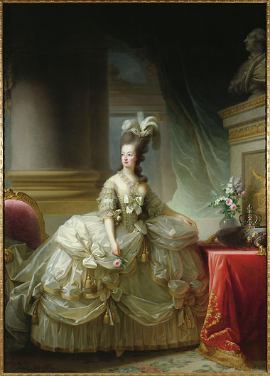Marie-Antoinette en grand costume de cour (1778) - Vigée-Le Brun (Élisabeth) © 2007 Kunsthistorisches Museum mit MVK und ÖTM Wissenschaftliche Anstalt öffentlichen Rechts. Marie-Antoinette en grand costume de cour (1778) - Vigée-Le Brun (Élisabeth) © 2007 Kunsthistorisches Museum mit MVK und ÖTM Wissenschaftliche Anstalt öffentlichen Rechts.